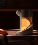 New Cement Plaster Spiral Ladder Aroma Lamps Molten Wax Lamps
