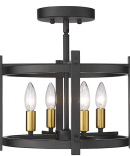 Vintage Round Iron Ceiling Lights