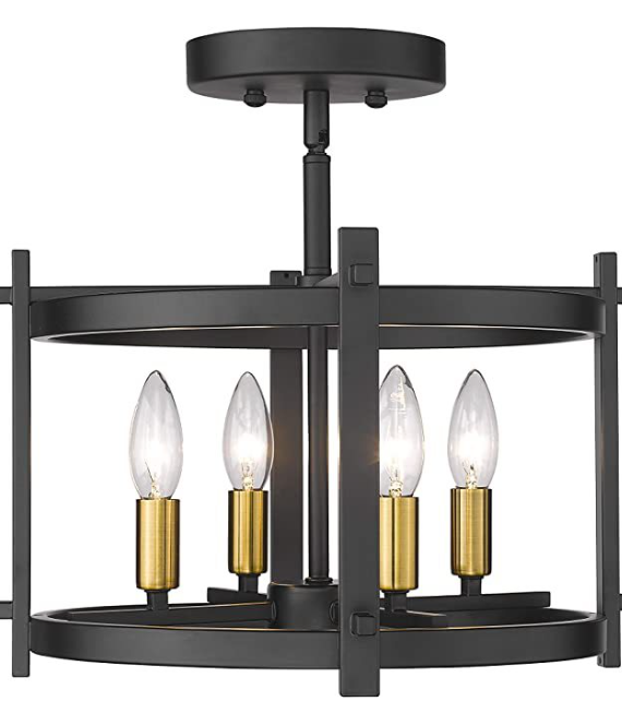 Vintage Round Iron Ceiling Lights