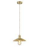 Scandinavian Tea Room Brass Lamp