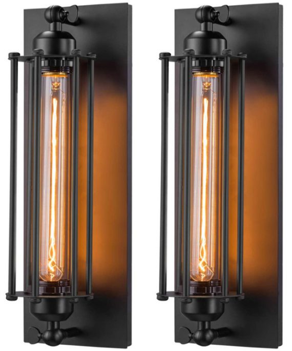 Iron Flute Wall Sconce