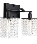 Scandinavian Light Luxury Bathroom Crystal Wall Light Fixture