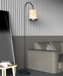 Retro rattan floor lamp living room dining room floor lamps