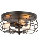 Vintage Industrial Style Iron Bedroom Ceiling Lights