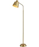 America Vintage Living Room Bedroom Full Brass Floor Lamp