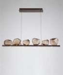 Simple Glass Dining Room Chandelier