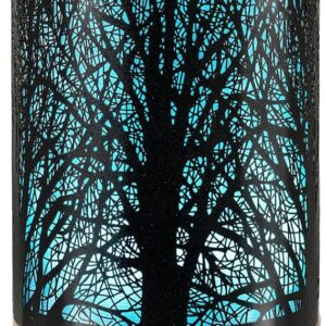 Essential Oil Diffuser 120ML Metal Aromatherapy Diffuser, Cool Mist Humidifier with Auto Shut-Off Protection 7 Color Lights for Home Office Spa