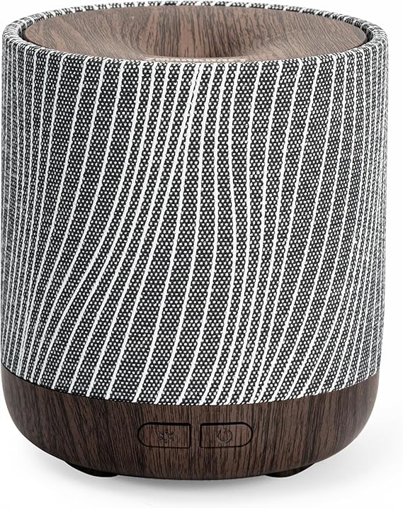 Essential Oil Diffuser 200ml with Fabric Cover and Night Lamp | Ultrasonic Aroma Diffuser | Humidifier w Lights | Room Decor | Small Humidifier for Bedroom | Gift - Image 7